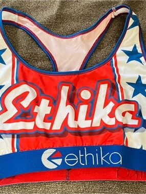 Ethika Red, White & Blue Sports Bra !Accepting Offers/Bundle Deals! Never Worn!